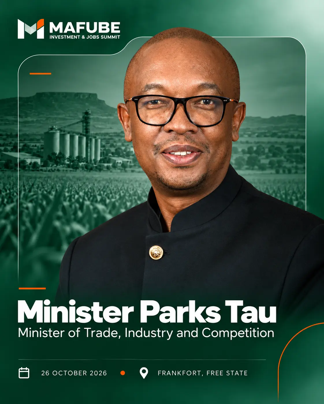 Minister Parks Tau
